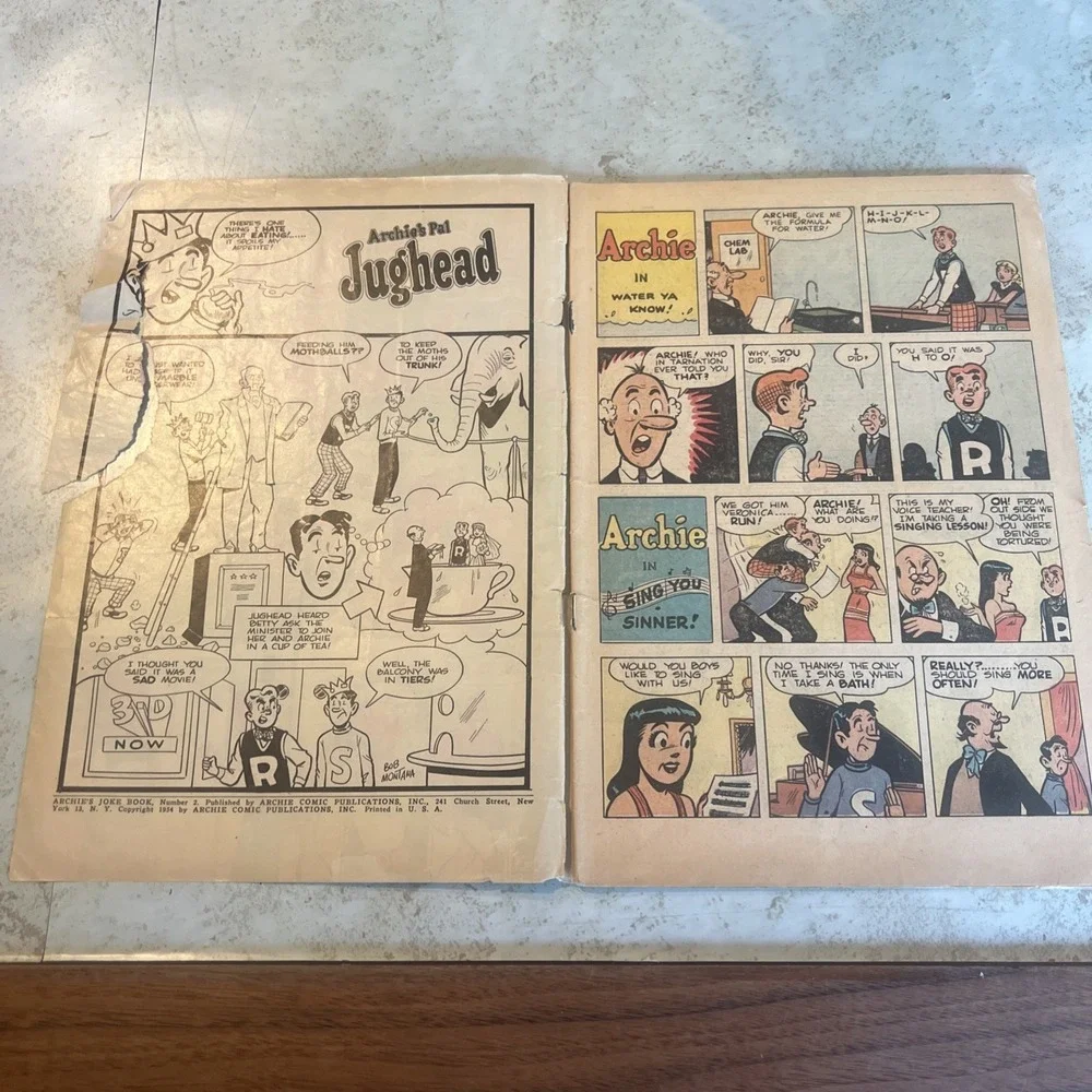 1954 ARCHIE'S‎ JOKE BOOK #2